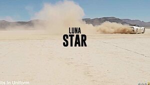Luna Star's wild ride in bikini and boots. How far will she go?
