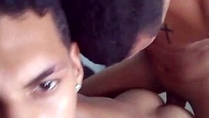 young couple explores bisexual anal in public, his monster cock barebacking her tight ass