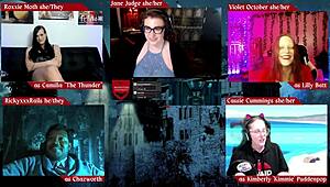 Horny Goth Judge Jane Dominates Monster in University Roleplay!