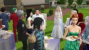 yo, check this hentai parody of superman and supergirl's wedding drama