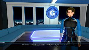 Futanari thugs dominate heroes in street fucking scene