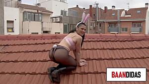 Spanish Cosplayer Posing in Costume at the Event