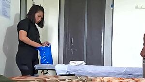 Indian Teen Flashes Cock In Spa Massage!