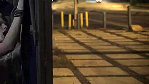 rough anal gag and cum milking bondage