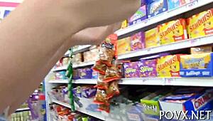 Keisha Grey's tight pussy gets sucked in POV hardcore sex