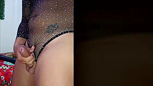 Ts Angelique's Custom Video Builds to Intense Orgasm and Cumshot