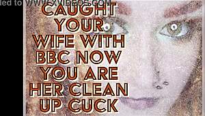 Caught Your Wife with BBC, Now You're Her Clean-Up Cuck