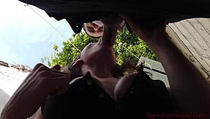 student natasha, get your ass and mouth fucked hard for fitness lessons p2