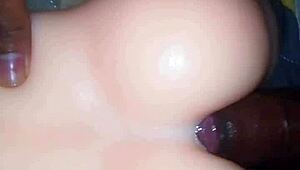 Testing My Silicone Toy on Big Ass