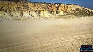 Angel Constance, Indian Milf, Flaunts Big Natural Tits Solo Outdoors For Playboy