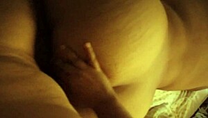Watch this amateur couple's soft sex with creampie
