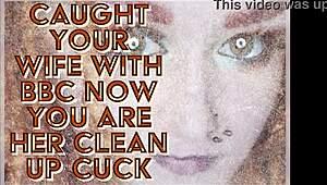 Caught Your Wife with BBC, Now You're Her Clean-Up Cuck