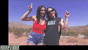 Picked up Melody Foxx for a creampie session 😏