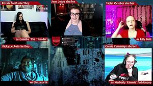 Horny Goth Judge Jane Dominates Monster in University Roleplay!