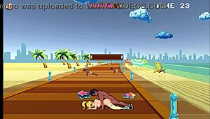 Roller Babe Gets Outdoor Gangbang In Hentai