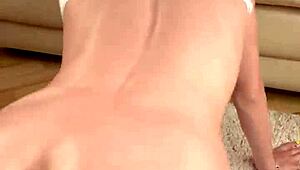 huge facial cumshot on tight pussy in early morning pov fucking