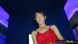 Slender Thai Shemale Nanny Sucks White Penis, Craves More