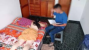 Massive Cock Masajista Drills Me While My Cuckold Husband Waits at Home