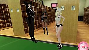 You Get Dominated By 3 Hot Girls Feet In Vrchat!