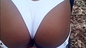 Latina Teen Dancer in Outdoor Park