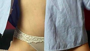 hot mom can’t stop touching herself after a wild party night.