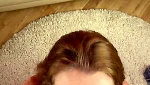 huge facial cumshot on tight pussy in early morning pov fucking