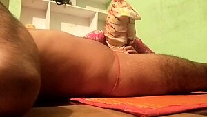 A new indian punjab girl enjoys sex with her friend in missionary and cowgirl positions, ending with a cumshot.