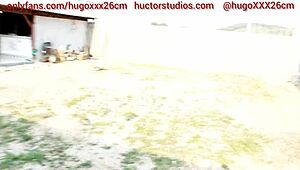 Hugo Extreme fucks the married plumber with his 26cm cock