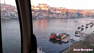 Jamie Young gets pounded hard in Portugal