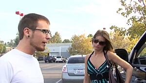 Wow, this hot beautiful girl begged for instant banging! She got it rough and wild right there.