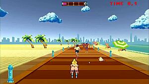 Roller Babe Gets Outdoor Gangbang In Hentai