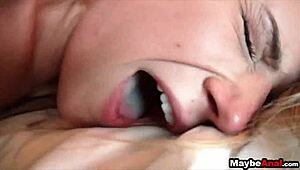 Amateur Skinny Blonde Ass Fucked Anal in Public Spying Scene