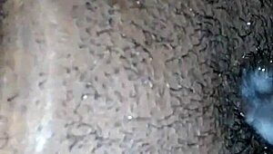 Big black BBC cumshot on a milf's face