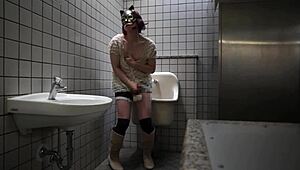 아유미, 일본 크로스드레서가 공중 화장실에서 자위하는 거 봤어?