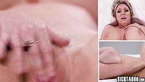 Beautiful Milf Dee Williams Teases with Big Tits in Solo Play