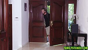 Vanna Bardot instructs her stepbrother on satisfying a woman's desires
