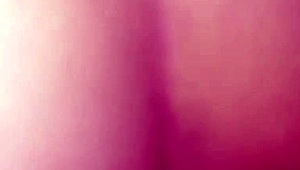 The pink ass of the little whore gets pounded hard in anal sex