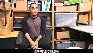 Caught stealing, twink! Suck my big cock now.