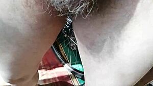 Cumming on My Feet in a Wild Homemade Session