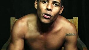 Watch me cum in that naughty boy's ass