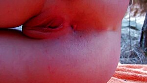 sexy amateur flaunts big tits and stunning pussy in casual homemade fun