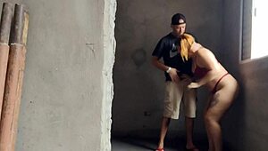 Caught Transing with the Bricklayer in Cowgirl Position