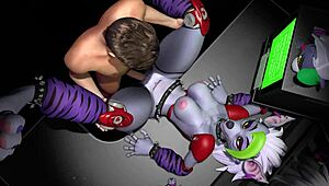 ロクサンヌ・ウルフがFNAFパロで正常位イキまくり