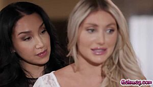 Vicki Chase And Kayley Gunner Engage In Intense Lesbian Sex!