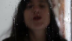 A scene of intense spitting action