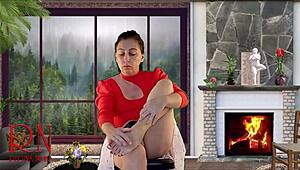 it's weird having you in my home with sexy legs and high heels tempting