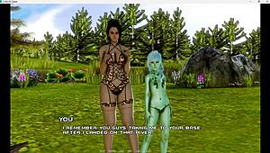 Breeding Island 1 Part 13: Nurse Licks Patient's Pussy In Game