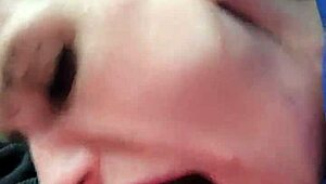 Street Whore Swallows Huge Black Cock in Car