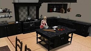 Vaimo yksin kotona, nauttii hiljaisesta pillunleikkimisestä