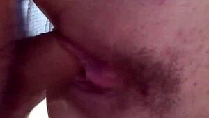 redhead petite ginger babe gets bent over for outdoor public banging